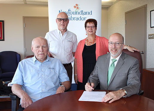 Newfoundland Labrador Automotive Heritage Month signing