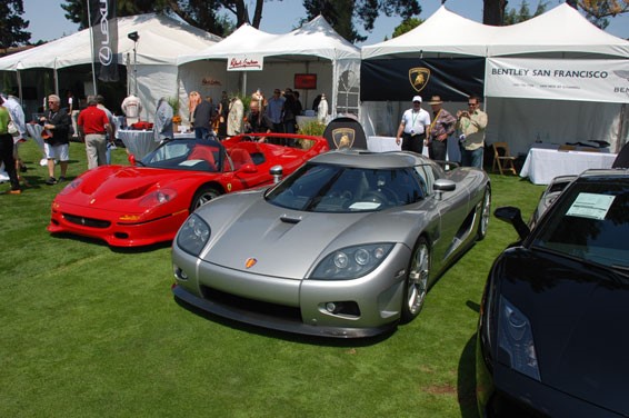 Ferrari F50, Koenigsegg CCX and Lamborghini